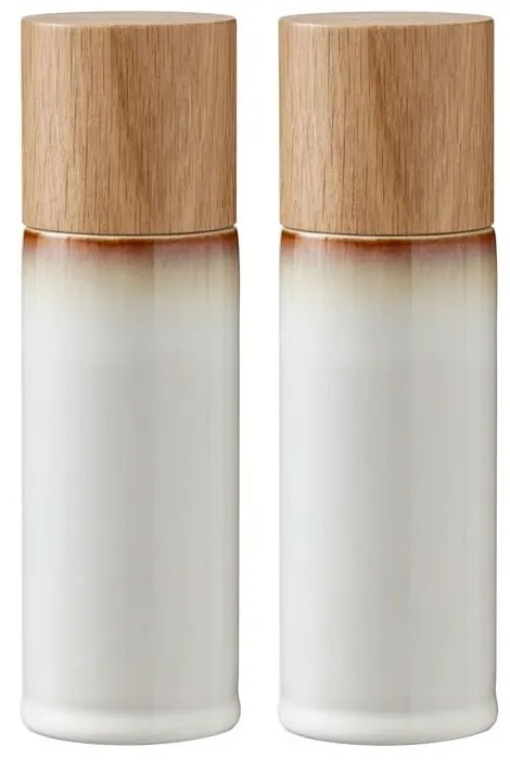Set macina pepe e sale bianco in ceramica 2 pz Gastro Cream – Bitz