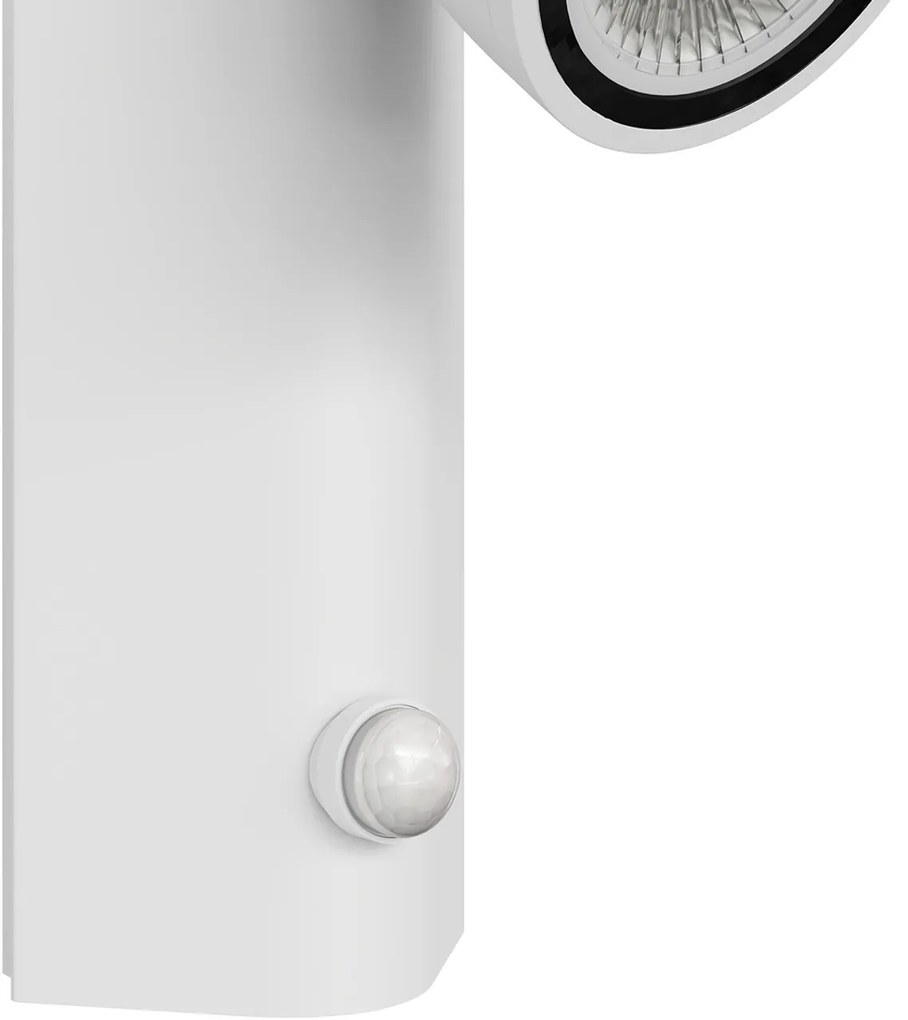 Applique da Esterno GU10 IP65 con Sensore Movimento AXIS - Bianca