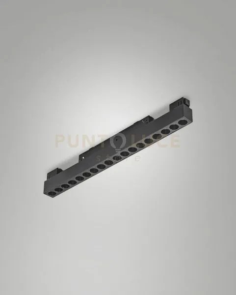 Ermes  modulo lineare optics nero 2700k 24° 14w 1360lm dimmerabile ...