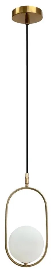 Lampadario a sospensione con filo CORDEL 1xG9/28W/230V oro