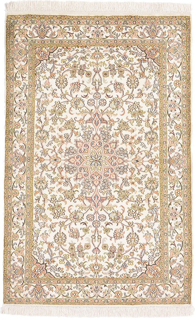 Cashmere Silk Tappeto orientale 80x130 (Indian) Annodato A Mano