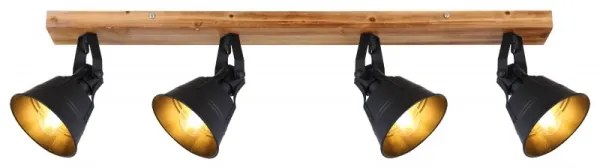 Globo 15466S-4 - Faretto GÜNTHER 4xE27/60W/230V