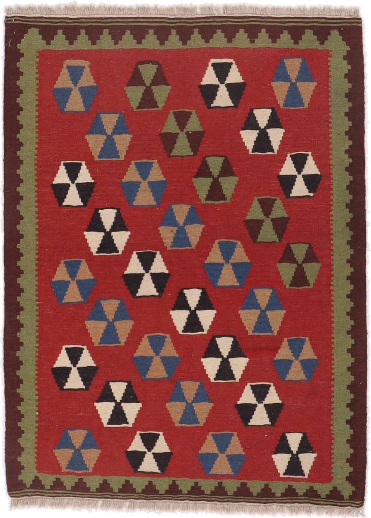 Kilim Tappeto persiano 110x150 (Iran) Tessuto A Mano