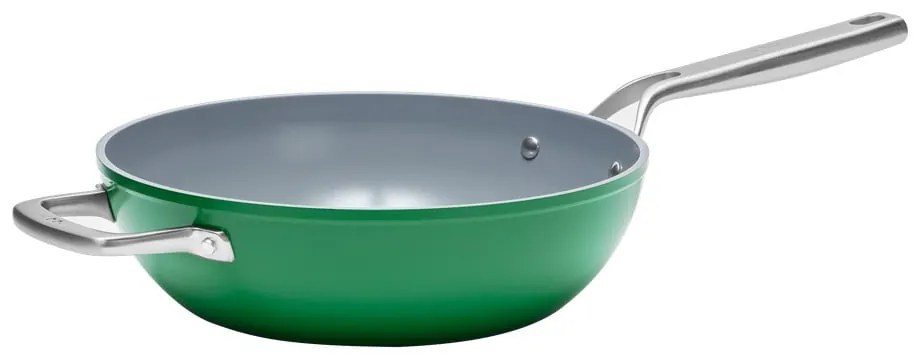 Padella wok con coperchio/con superficie in ceramica ø 28 cm Meda 3.0 – FABINI