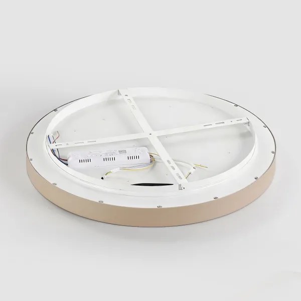 Brilagi - Apparecchio LED dimmerabile GLASS POOL DOUBLE LED/48W/230V 40 cm beige + telecomando