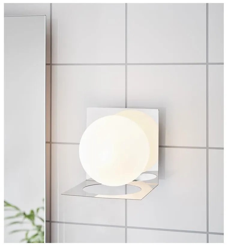 Lampada da parete in argento Zenit - Markslöjd