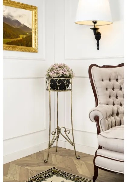 Portafiori 88x28 cm oro