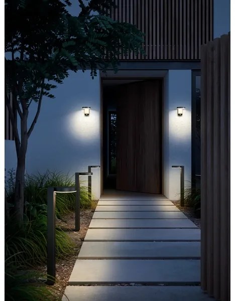 Nordlux - Lampada solare da parete LED con sensore RICA LED/5W/3,7V IP44