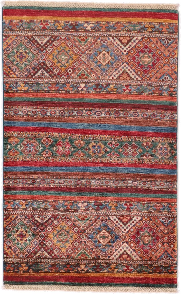 Samarkand Tappeto 140x90 (Afghanistan) Annodato A Mano
