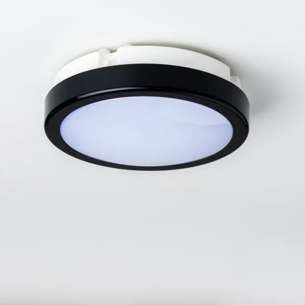 Brilagi - Plafoniera LED da bagno PERA LED/12W/230V diametro 18 cm IP65 nero