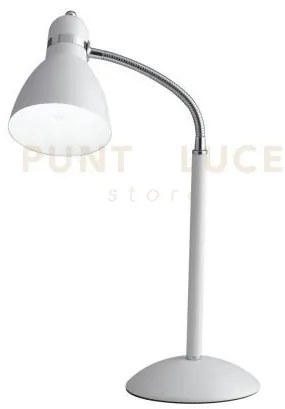 Lume people bianco 1 luce attacco e27 17x13x52cm orientabile