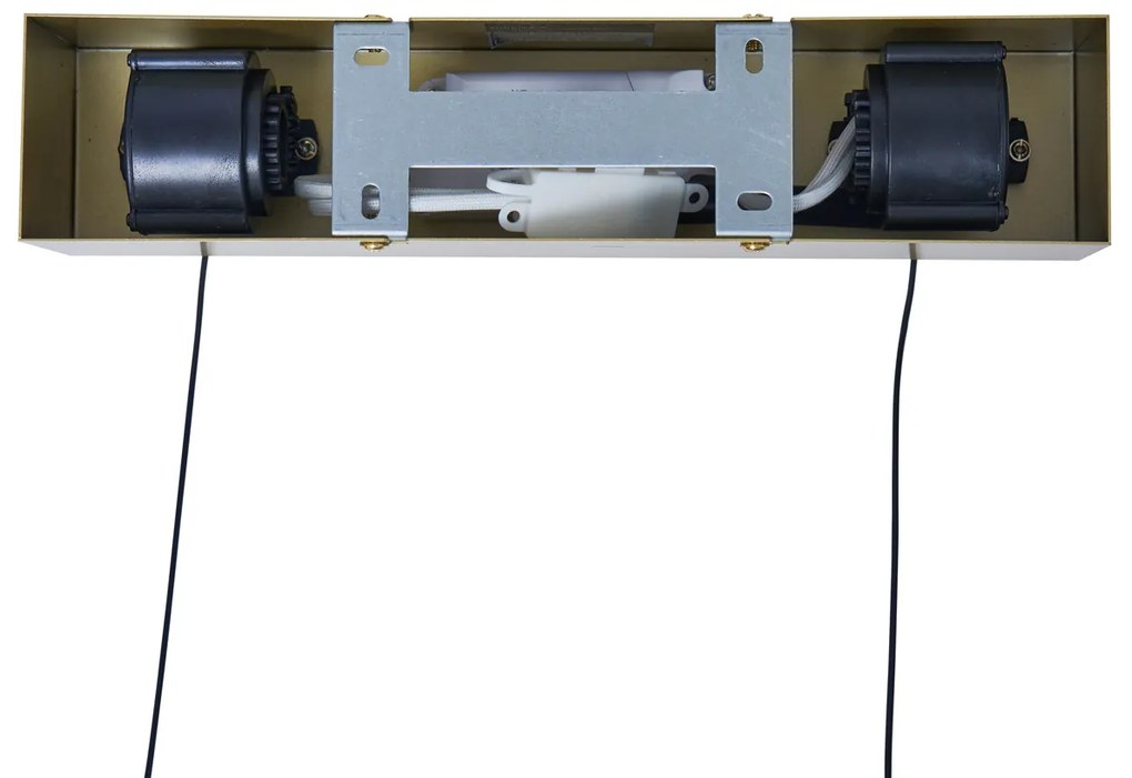 Lampada a sospensione moderna ottone con LED dimmerabile a 3 livelli Easylift - Straight