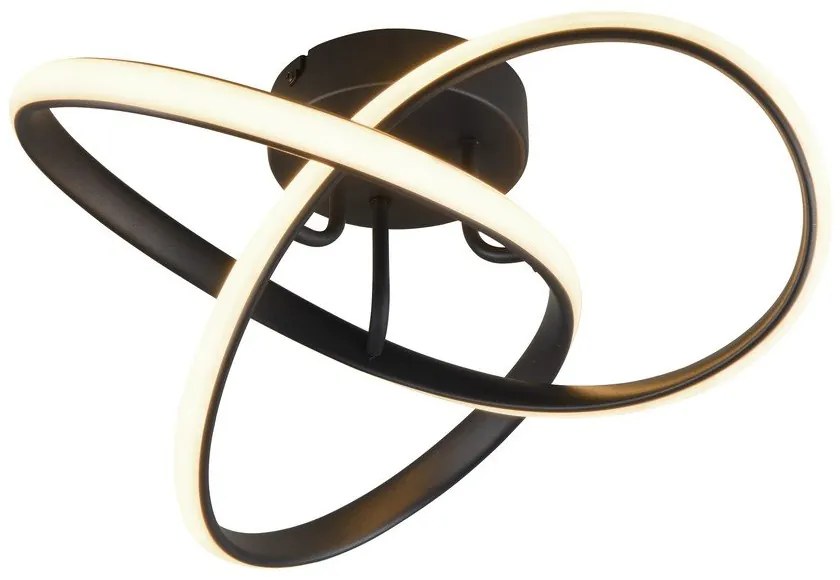 Plafoniera LED nera Meo - Reality