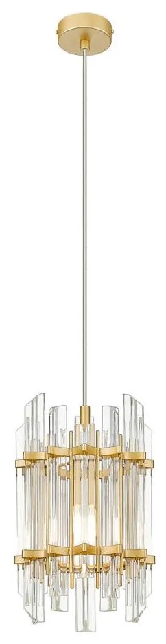 Zuma Line P0556-01D-V7V7 - Lampadario a sospensione con filo ALEXANDRIA 1xE14/40W/230V oro