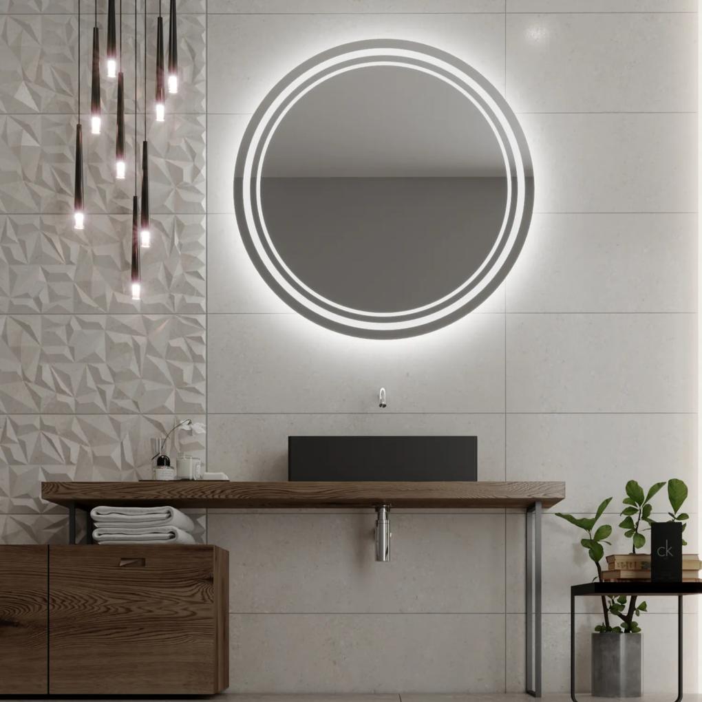 Specchio rotondo con iluminazione LED C5