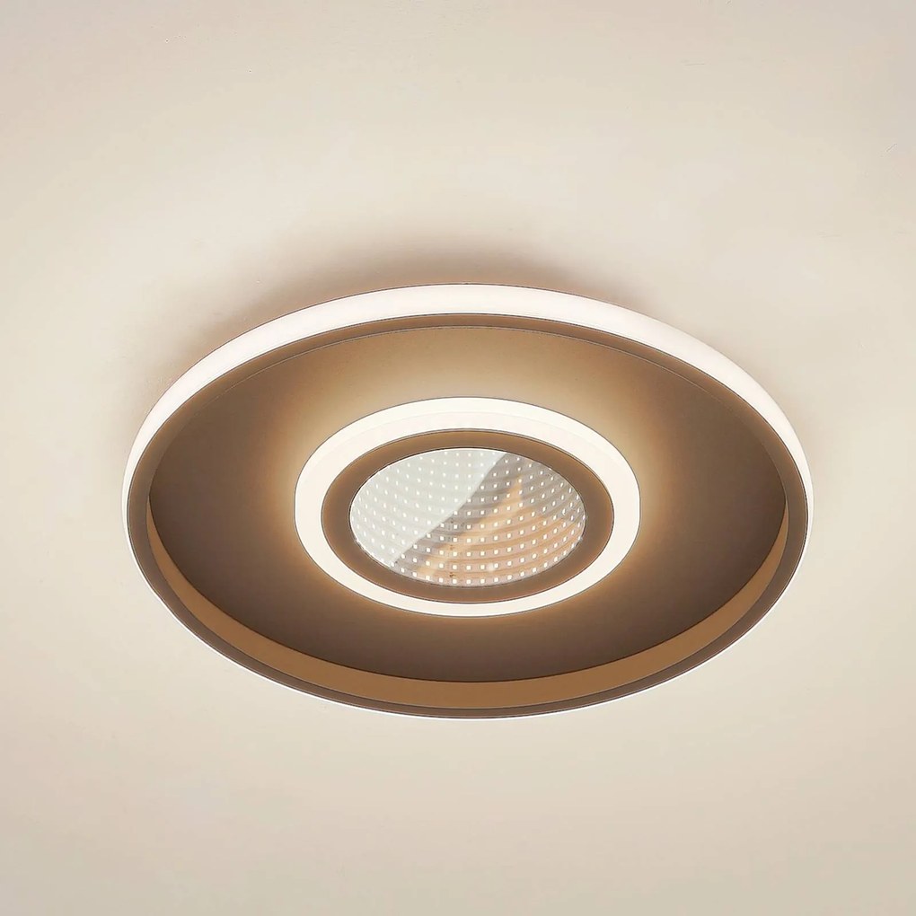 Lindby Plafoniera LED Selian, dimmerabile, Infinity Tunnel