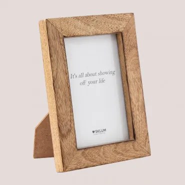 Cornice Per Foto In Legno Di Mango Nerva Legno Di Mango & 13,5 Cm X 18,5 Cm - Sklum