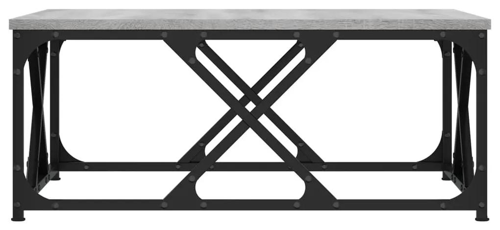 Tavolino da salotto grigio sonoma 70x70x30 cm legno multistrato
