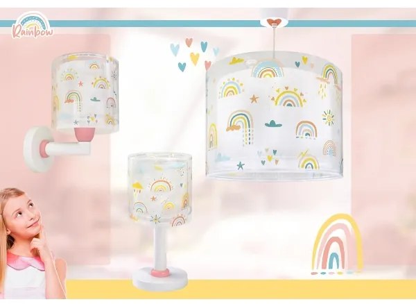 Dalber 41199 - Lampada da parete per bambini RAINBOW 1xE27/15W/230V multicolore