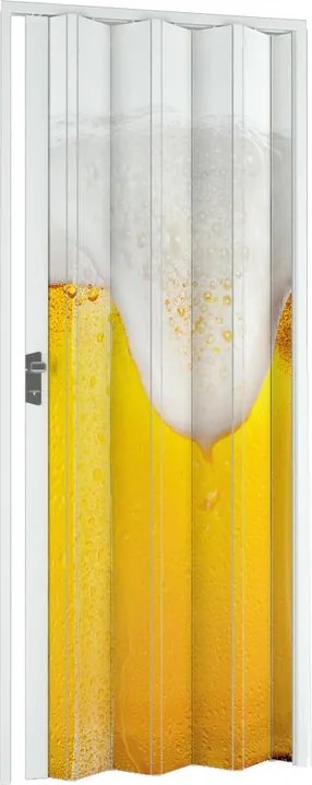 Porta a soffietto Digitale Beer in pvc multicolore L 89.5 x H 214 cm