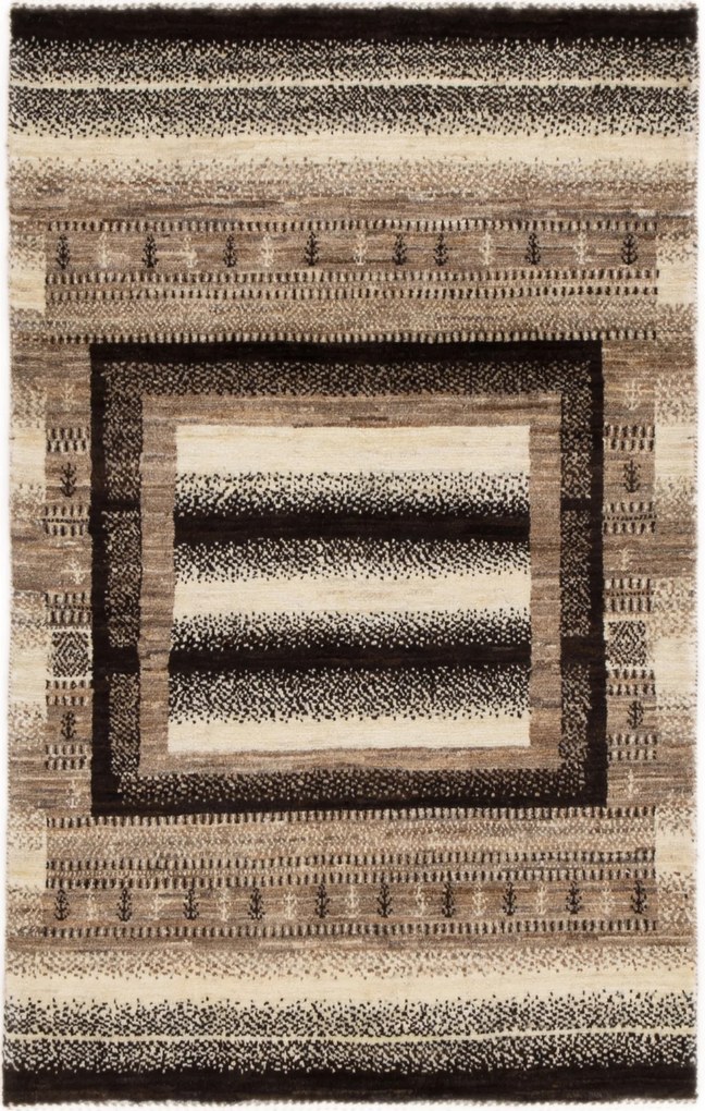 Loribaft Tappeto persiano 80x130 Beige (Iran) Annodato A Mano