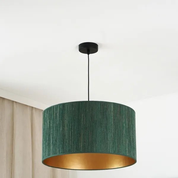 Brilagi - Lampadario a cavo BOSTON ROLLER 1xE27/15W/230V Ø45 cm verde/oro