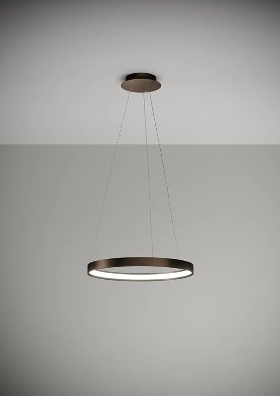 ANELLO Sforzin illuminazione Sospensione Ø55cm Bronzo Dimmer 3000K