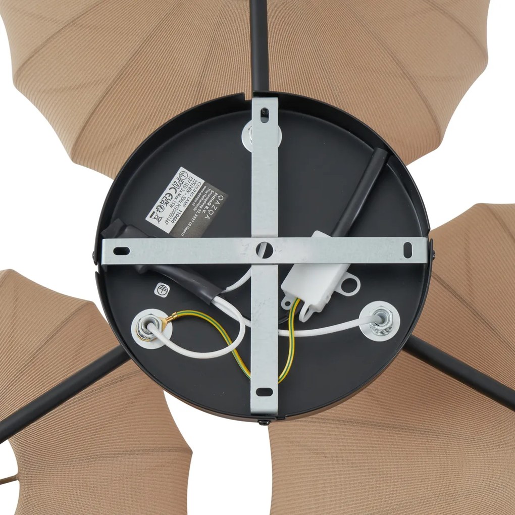 Plafoniera Japandi marrone a 3 luci - Multi Bida