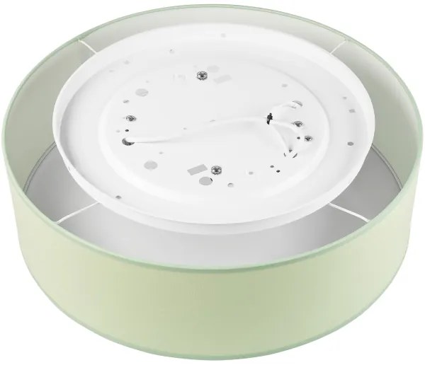 Plafoniera SIRJA PASTEL DOUBLE 4xE27/15W/230V diametro 45 cm verde