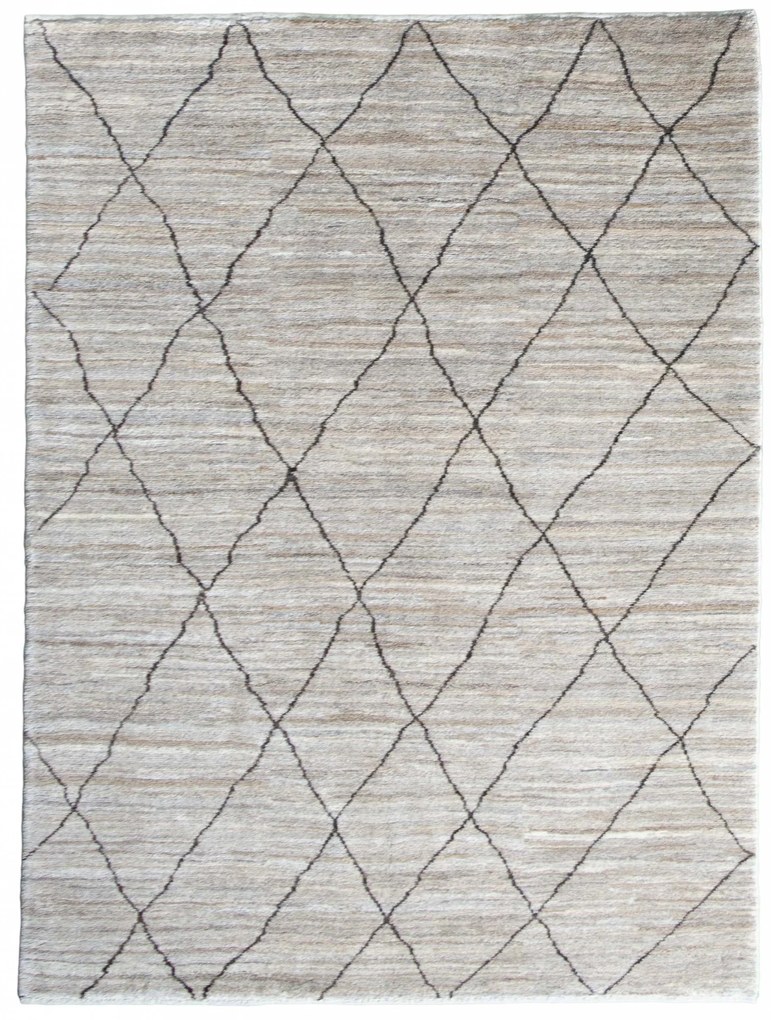Gabbeh Tappeto 200x150 Nero (Iran) Annodato A Mano