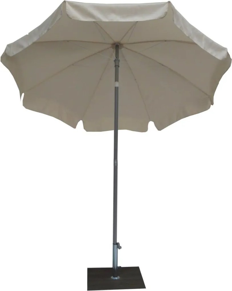 Ombrellone da Giardino Ø2 m Palo Ø33 mm in Acciaio Maffei Borgo Ecru...