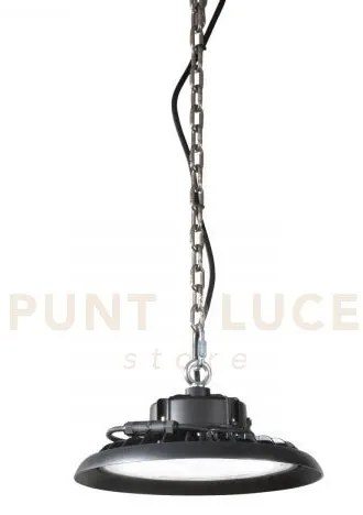 Lampada led high-bay avatar nera 150w 22500lm 4000k ip65 29,9x15cm