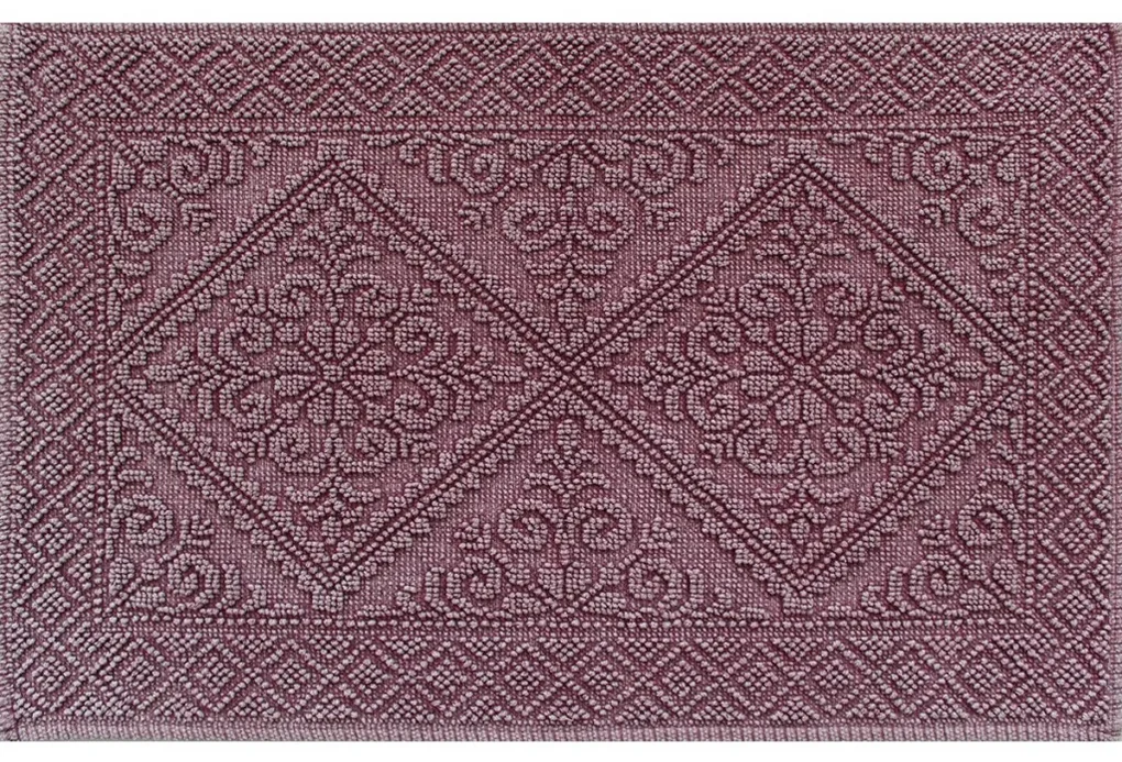 Tappeto arredo bagno 100% cotone Palau rosa