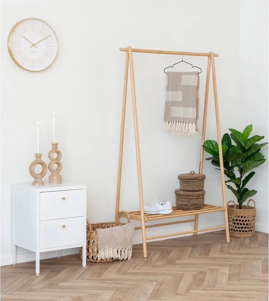 Comodino in metallo bianco Dalby - House Nordic