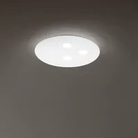 Plafoniera Contemporanea Random Alluminio Bianco Led Integrato 27W