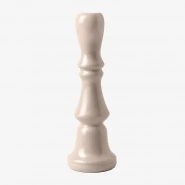 Vaso In Ceramica Litza Beige Lino - Sklum