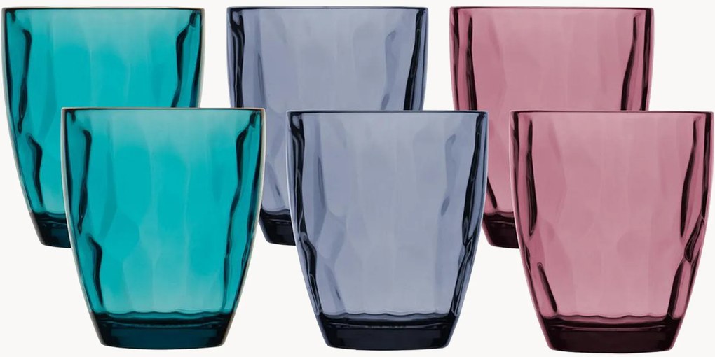 Set di 6 bicchieri da long drink Happy