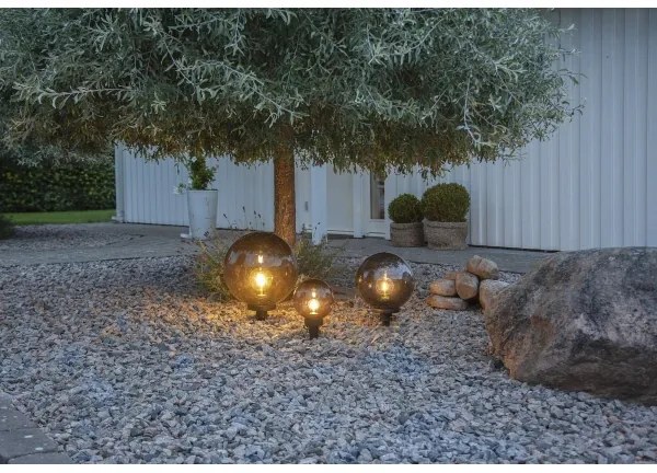 Eglo 900202 - Lampada da esterno MONTEROLLO SMOKE 1xE27/40W/230V d. 30 cm IP44