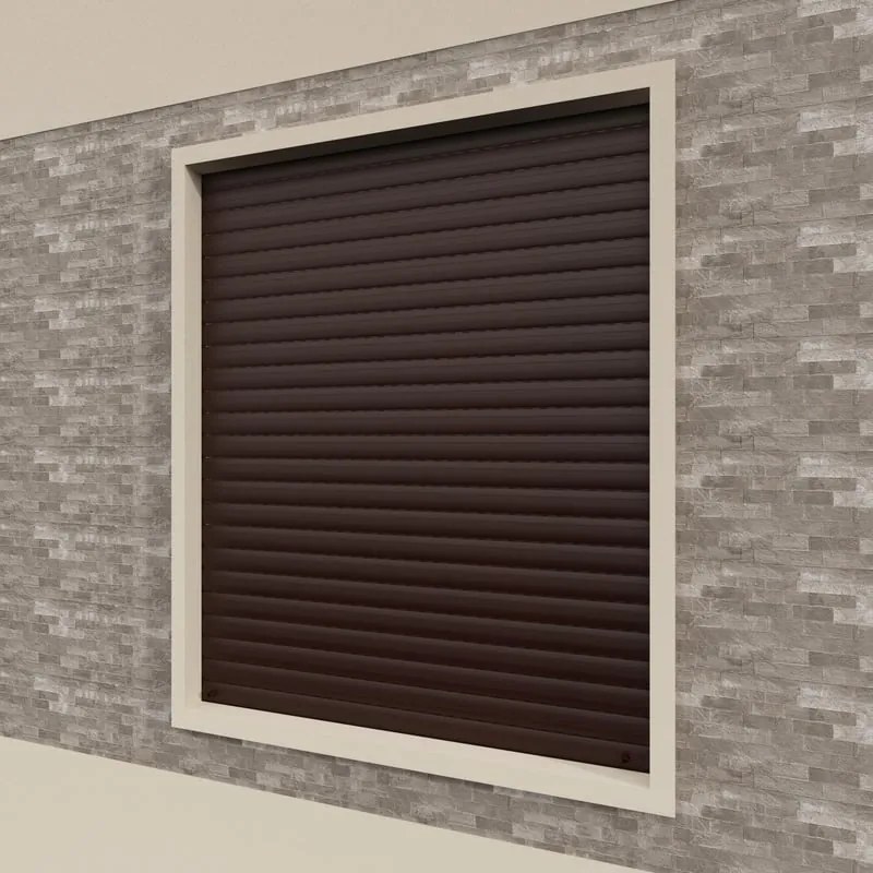 Kit tapparella in pvc PINTO marrone Torino L 83 x  H 160 cm