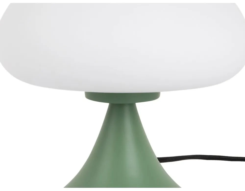 Lampada da tavolo verde (altezza totale 21 cm) Hongo – Leitmotiv