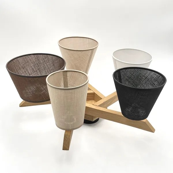 Brilagi - LED Lampadario a plafone ANTHONY 5xE14/40W/230V quercia