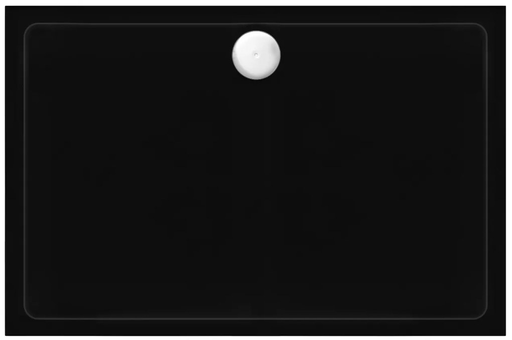 Piatto doccia acrilico Rea Savoy Black 80x100