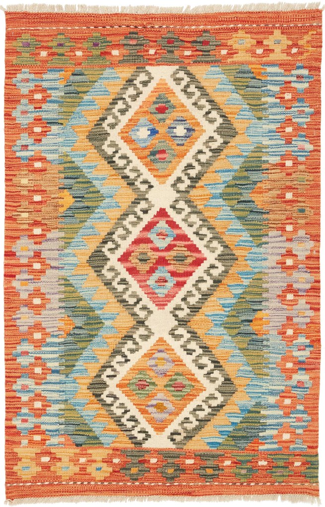 Kilim Tappeto 80x120 (Pakistan) Tessuto A Mano