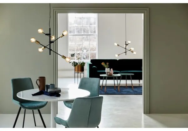 Nordlux - Lampadario a sospensione con cavo JOSEFINE 6xE27/25W/230V