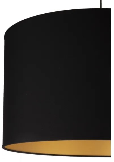 Duolla - Lampadario a sospensione con filo ROLLER 1xE27/40W/230V diametro 45 cm nero