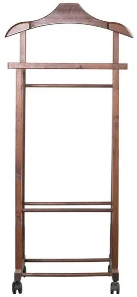 Indossatore appendiabiti da casa in legno NOCE