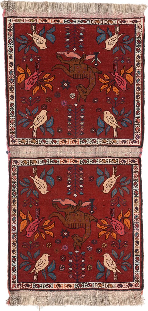 Kurdi Tappeto persiano 60x120 (Iran) Annodato A Mano