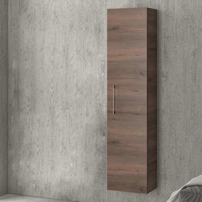 Colonna bagno sospesa con un'anta altezza 160cm NEL - KAMALU