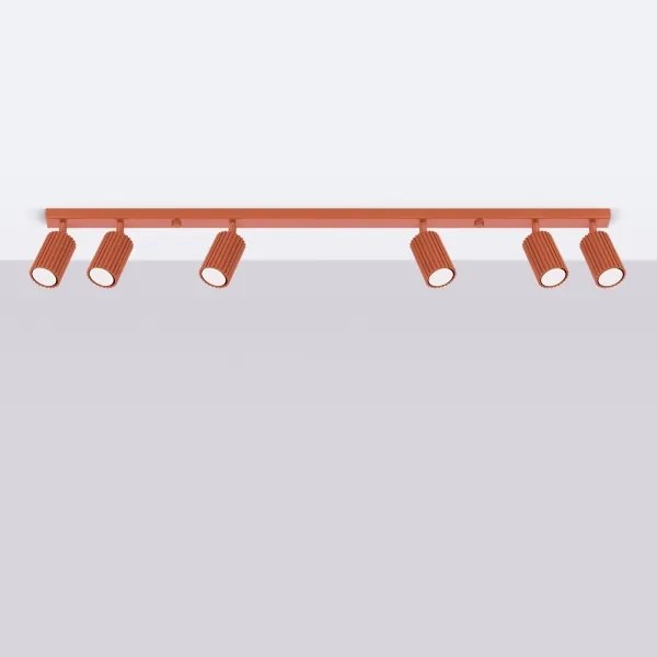 Brilagi - Faretto LED CRESTO 6xGU10/10W/230V rosso