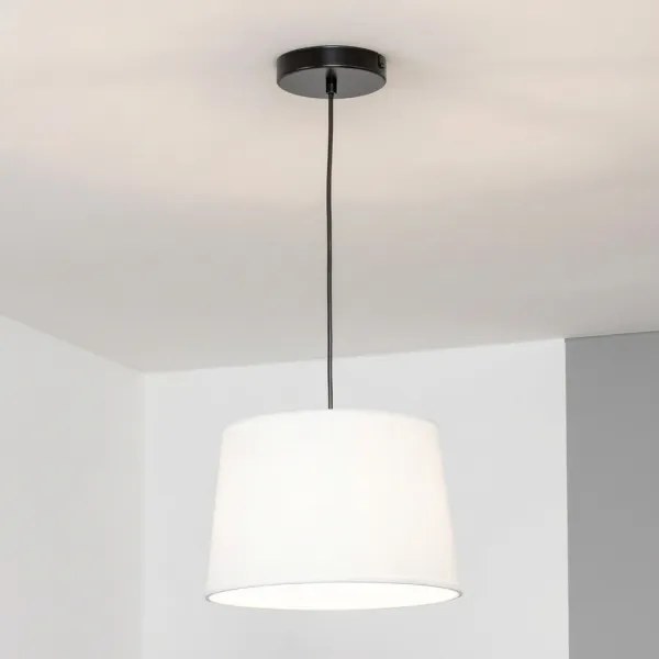 Brilagi - Lampada a sospensione LED con cavo CERIA 1xE27/40W/230V Ø 30 cm bianco